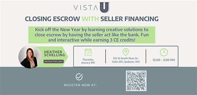 Closing Escrow with Seller Financing (3 CE Credits)