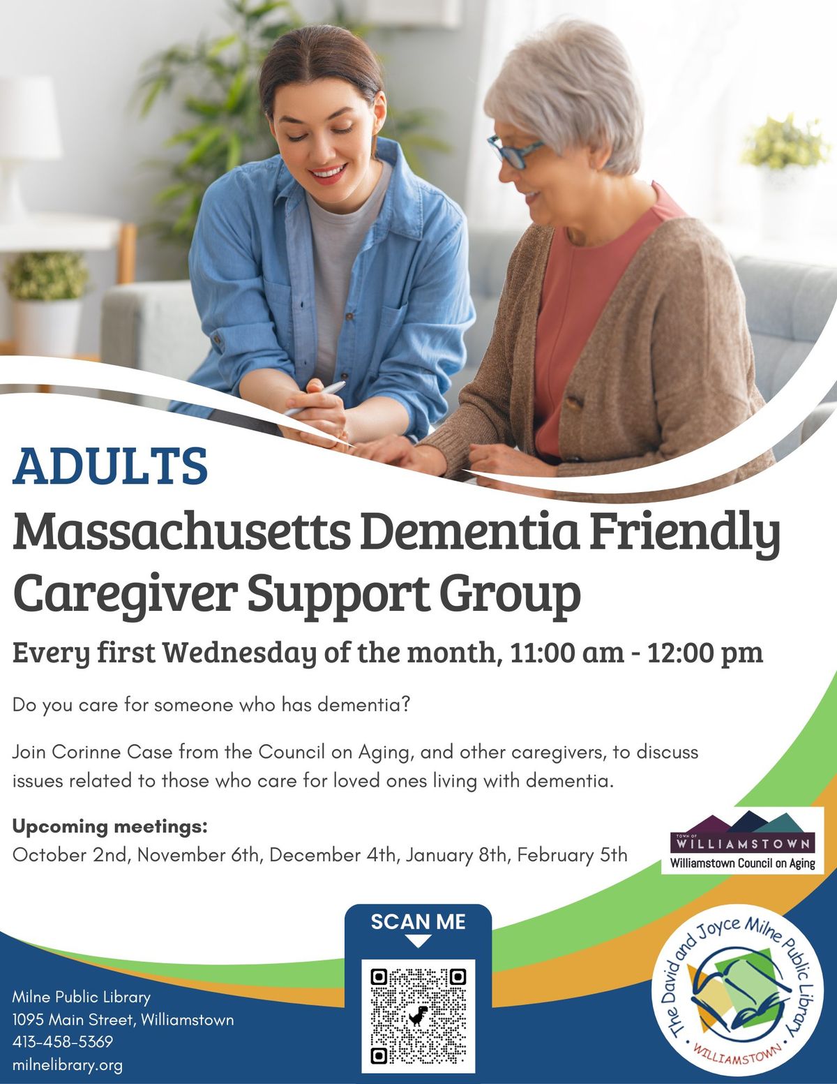 Massachusetts Dementia Friendly Caregiver Support Group