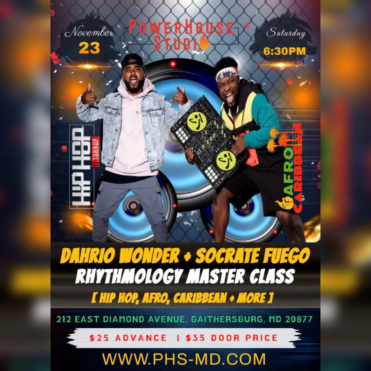 Rhythmology Master Class with Dahrio and Socrate Fuego