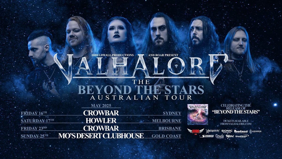 VALHALORE \/\/ The 'Beyond The Stars' Australian Tour \/\/ Gold Coast