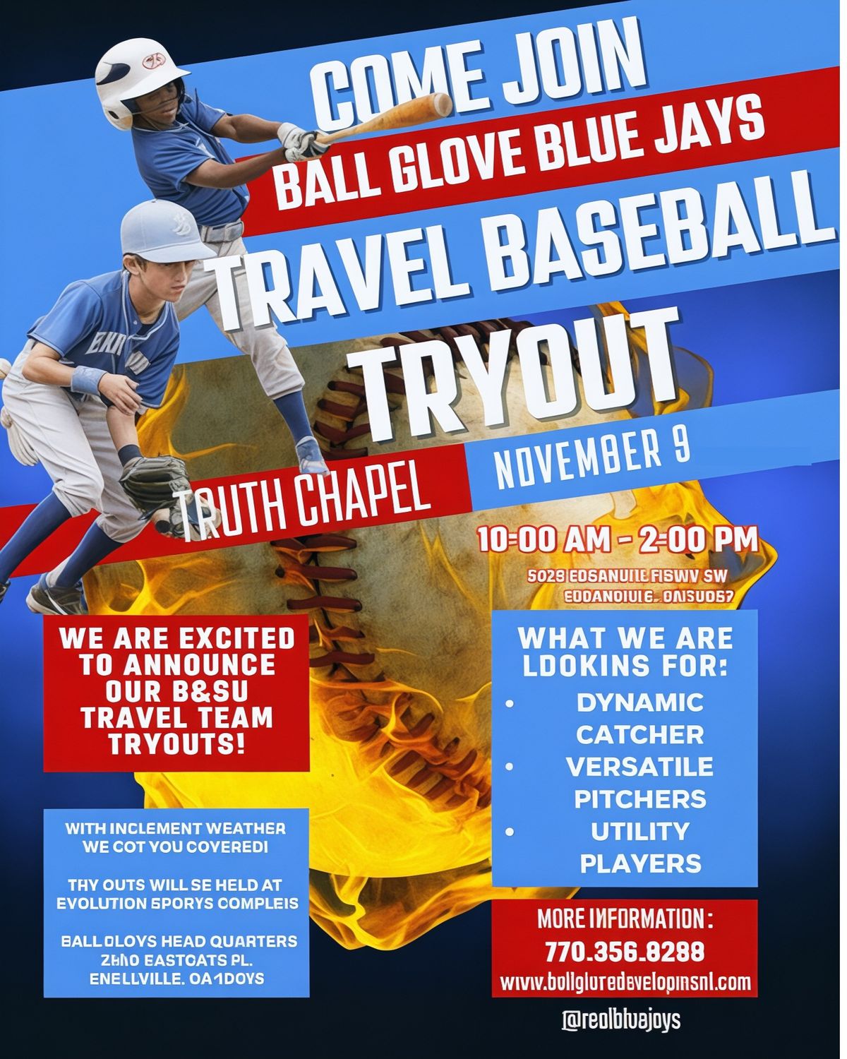 8U-9U Travel Team Tryouts