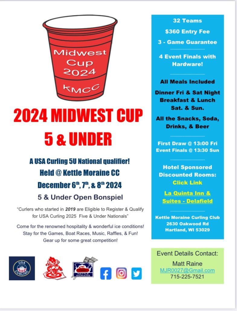 2024 Midwest Cup 5 & Under Bonspiel - USA Curling 5U Championship Qualifier 