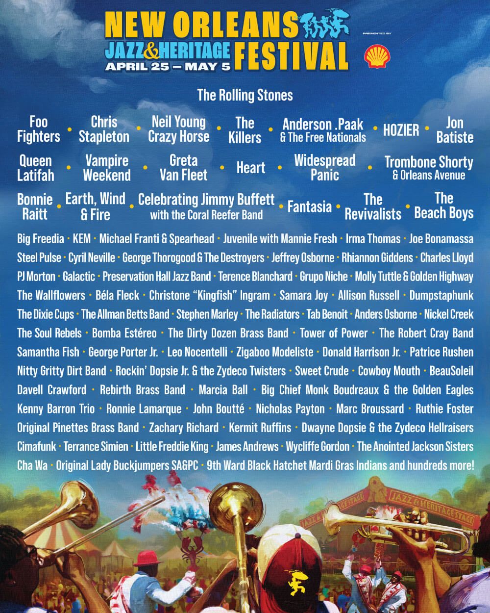 New Orleans Jazz Festival - Weekend 2 - 4 Day Pass