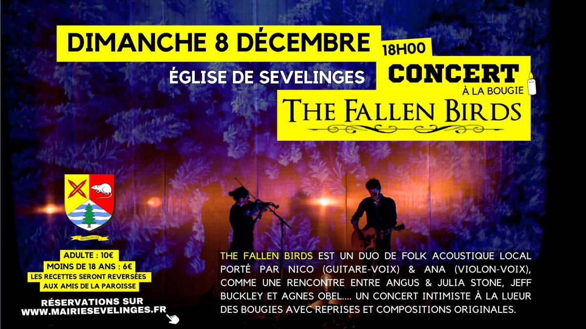 Concert The Fallen Birds - \u00c9glise de Sevelinges - Dimanche 8 D\u00e9cembre 2024