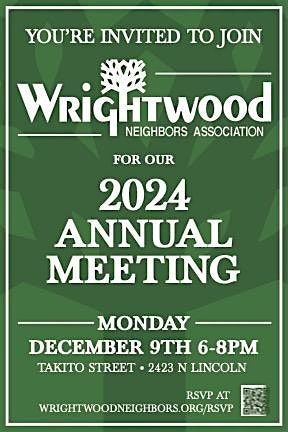 2025 Wrightwood Neighbors Association Annual Meeting