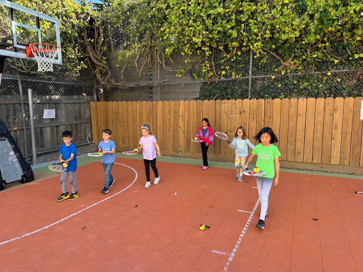 Fun After-School Tennis Program at Duveneck Elementary School