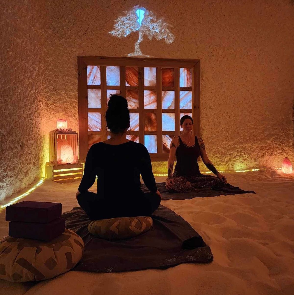 Yoga in the Salt Spa: Chakras