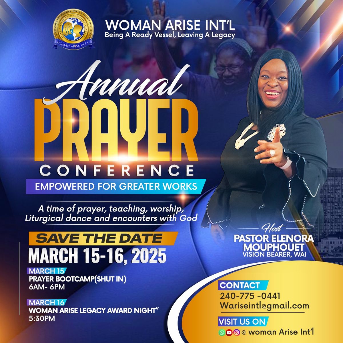 WOMAN ARISE INT\u2019L ANNUAL CONFERENCE 