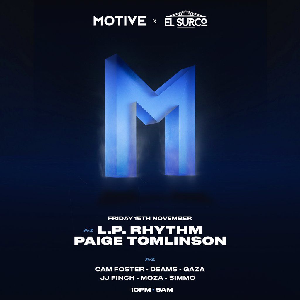 Motive Bournemouth: L.P. Rhythm & Paige Tomlinson @ The Vault