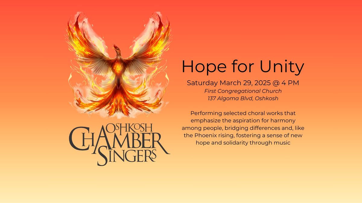 Hope for Unity Spring Concert