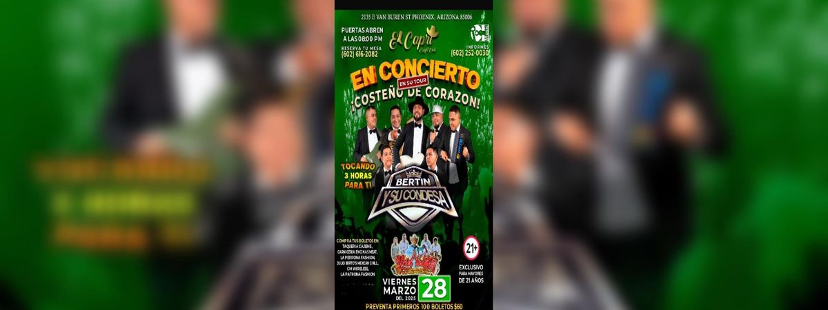 BERTIN & SU CONDESA EN CONCIERTO 3 HRS