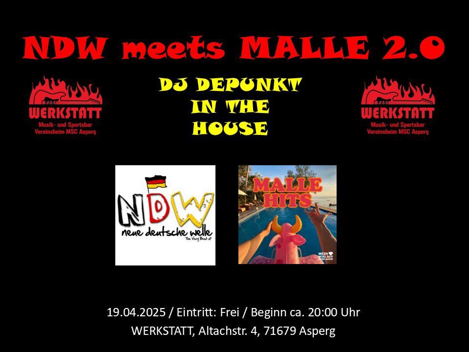 ABRISS!!!!! NDW MEETS MALLE-HITS