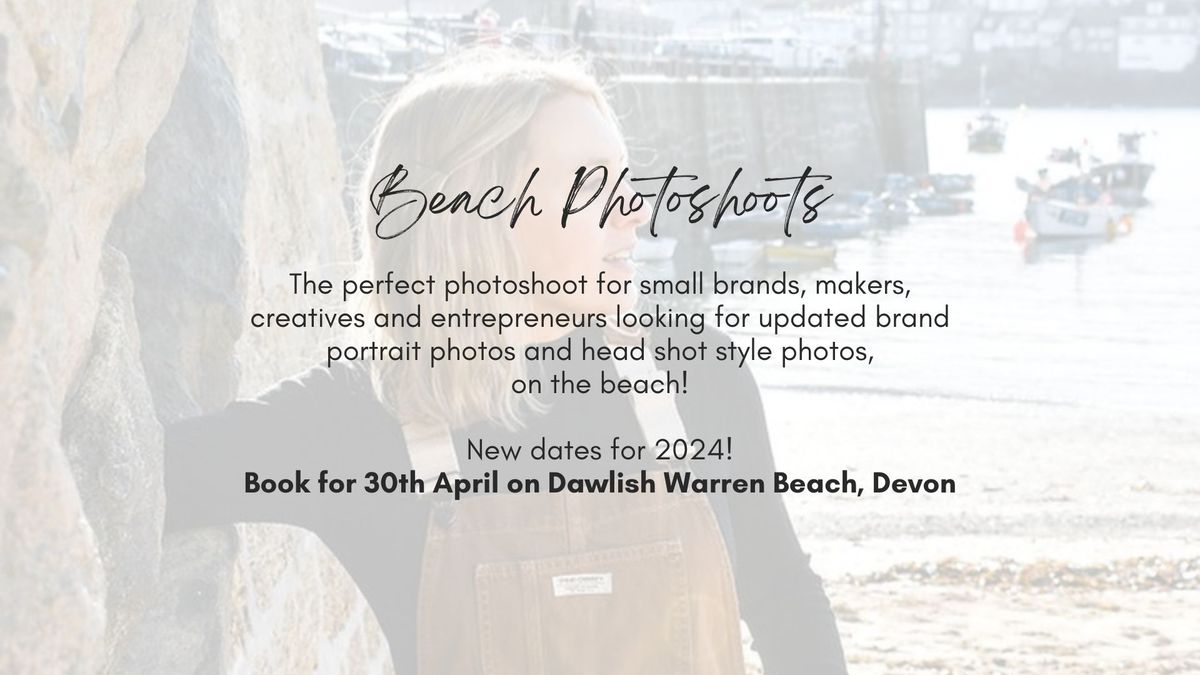 Beach Brand Shoot on Dawlish Warren, Devon