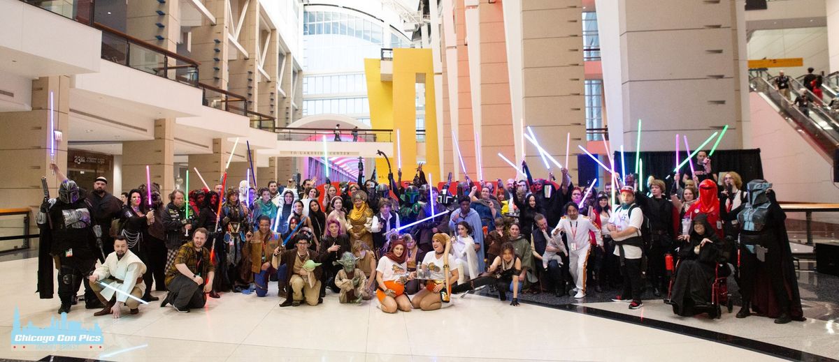 C2E2 2025 Star Wars Group Photoshoot at C2E2 Sign 5pm