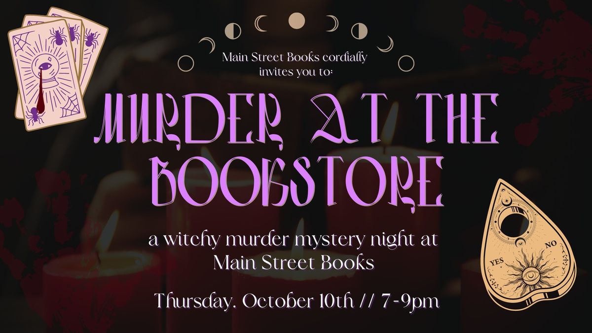 Murder at the Bookstore - A Witchy Murder Mystery Night