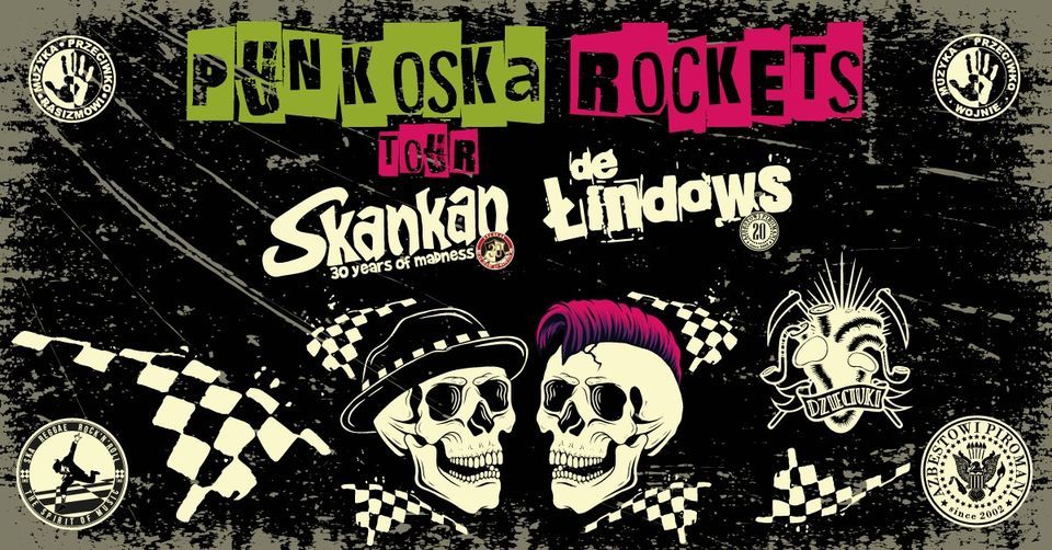 SKANKAN vs. DE \u0141INDOWS + DZIECIUKI | PunkoSka Rockets Tour 2023 | 24.03 | Warszawa | VooDoo Club