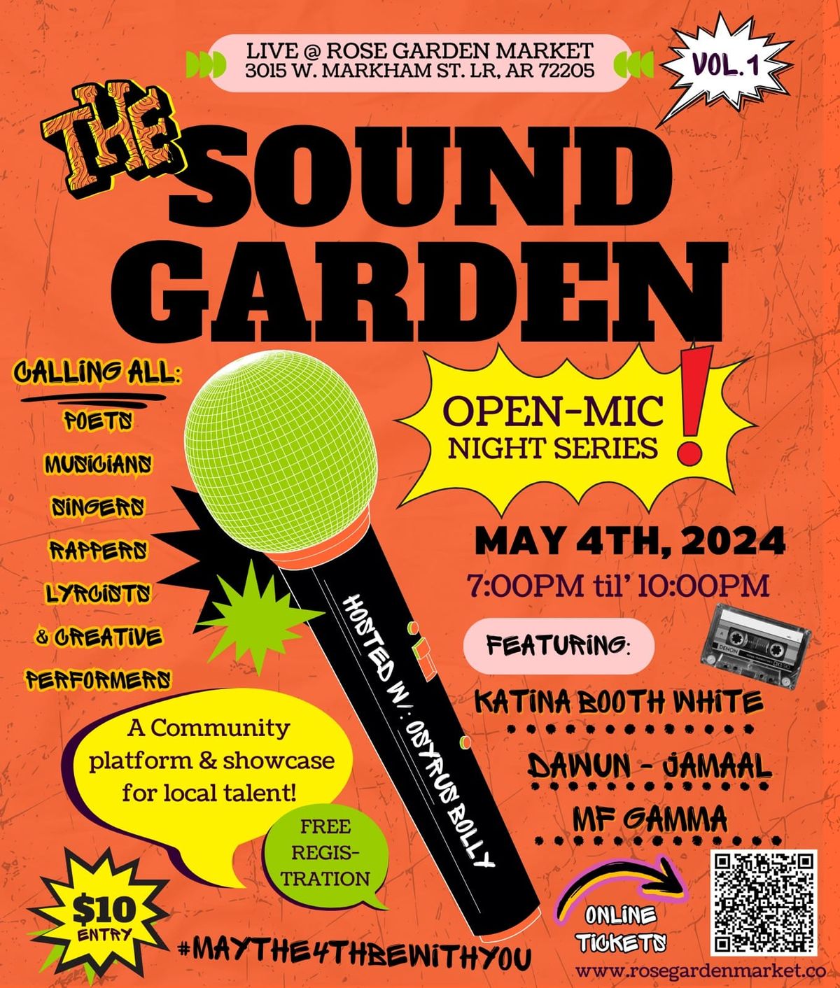 The Sound Garden Open Mic Series Vol. 1