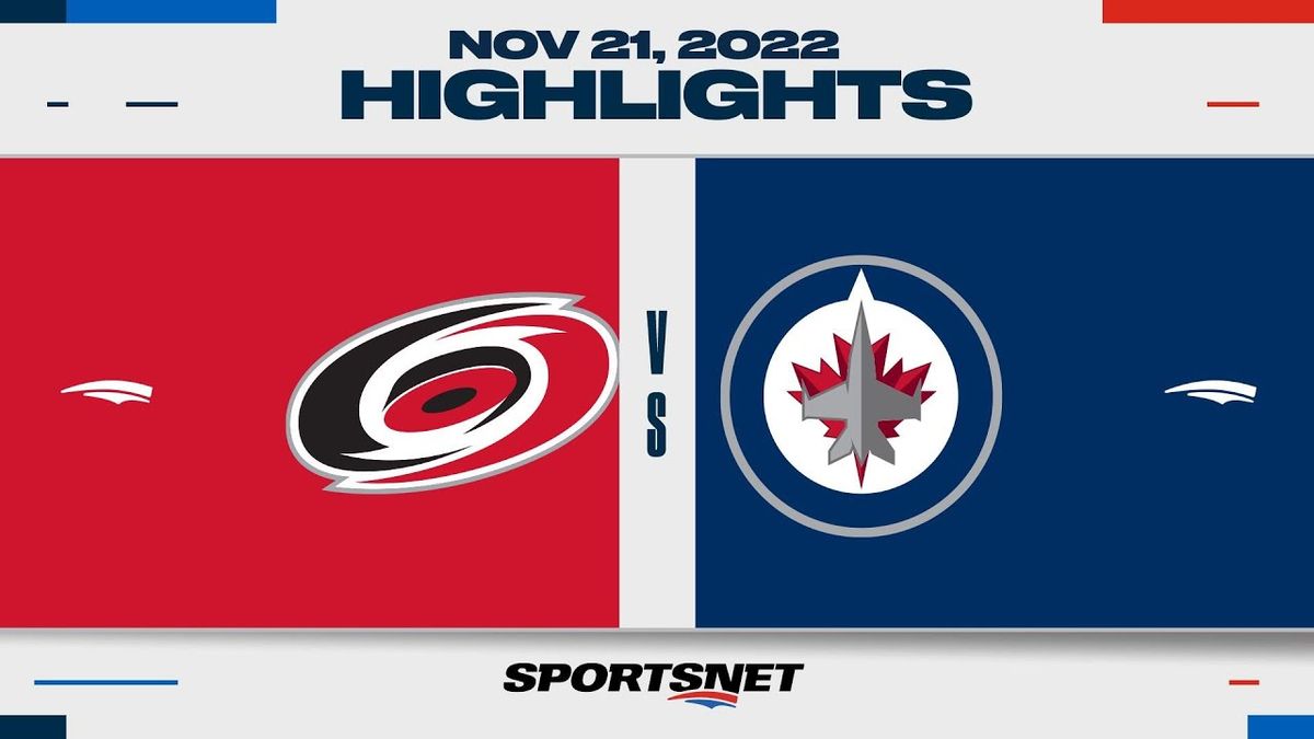 Carolina Hurricanes vs. Winnipeg Jets