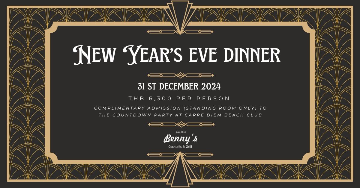 New Year\u2019s Eve at Benny\u2019s