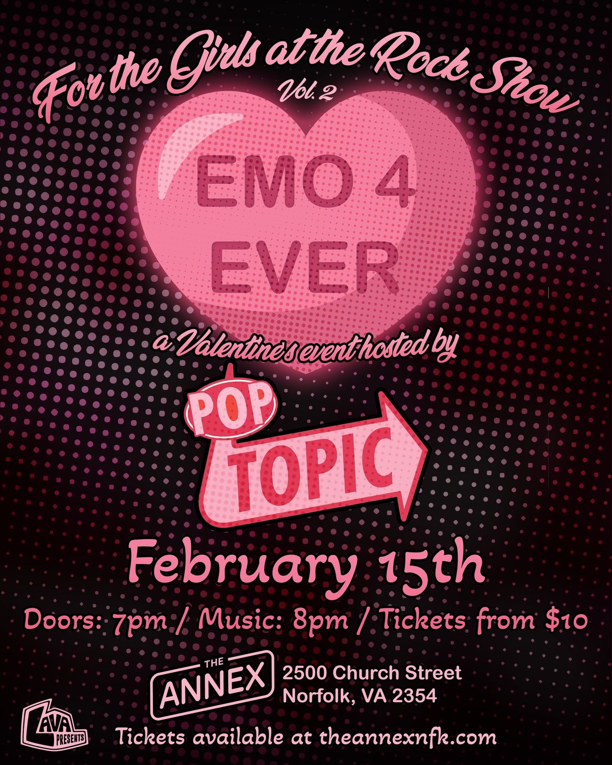 POP TOPIC PRESENT - For the Girls at the Rock Show Vol. 2 - EMO 4 EVER