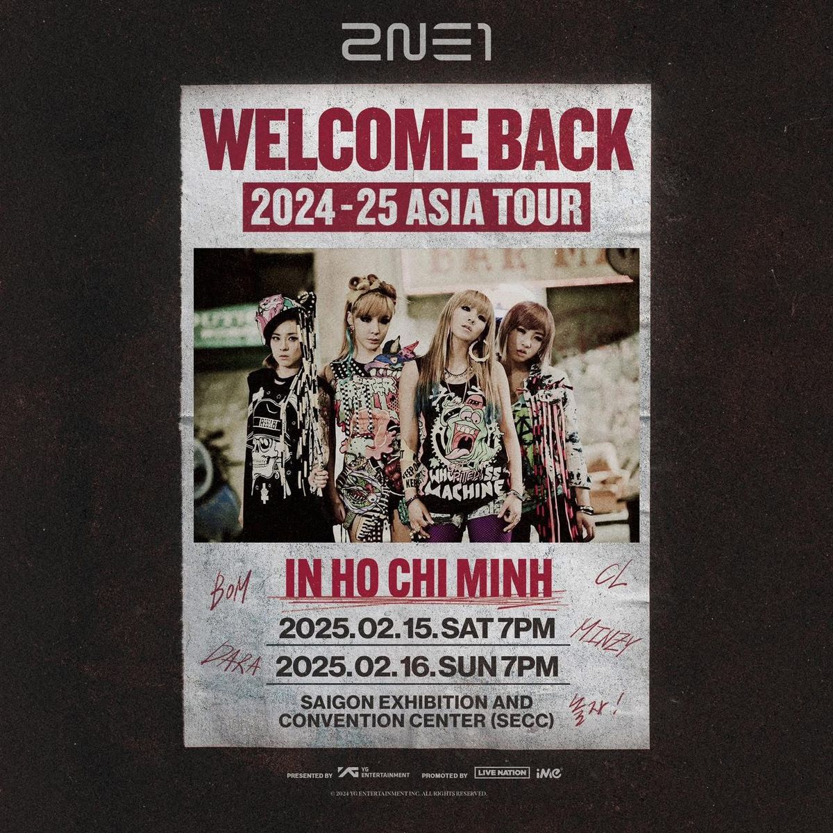 2025 2NE1 CONCERT [WELCOME BACK] IN HO CHI MINH