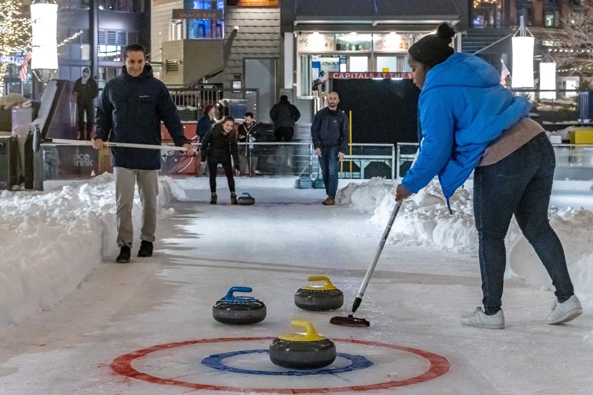 Curling & Cocktails at The Wharf