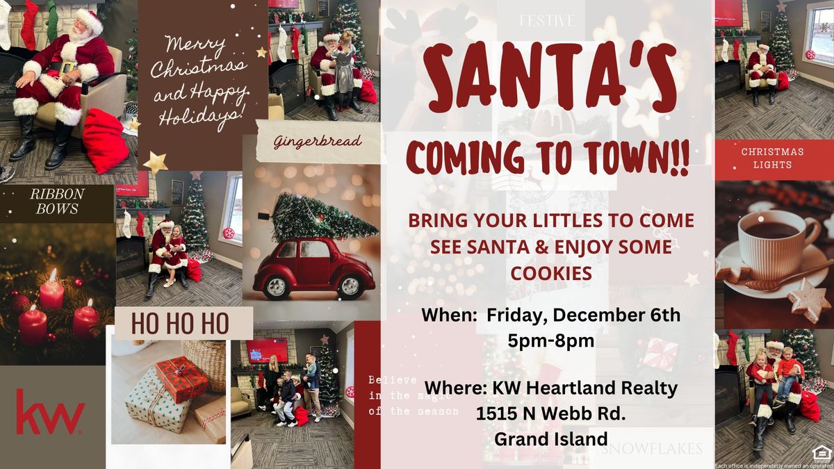 Santa's Visit to KW Heartland Realty