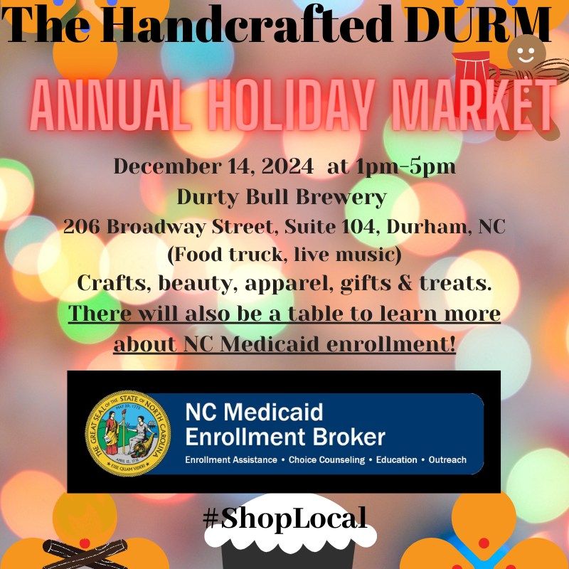 Handcrafted DURM Annual Holiday Market