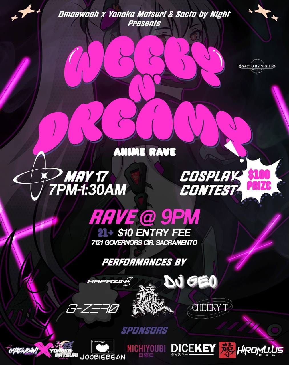 Weeby N' Dreamy Anime Rave