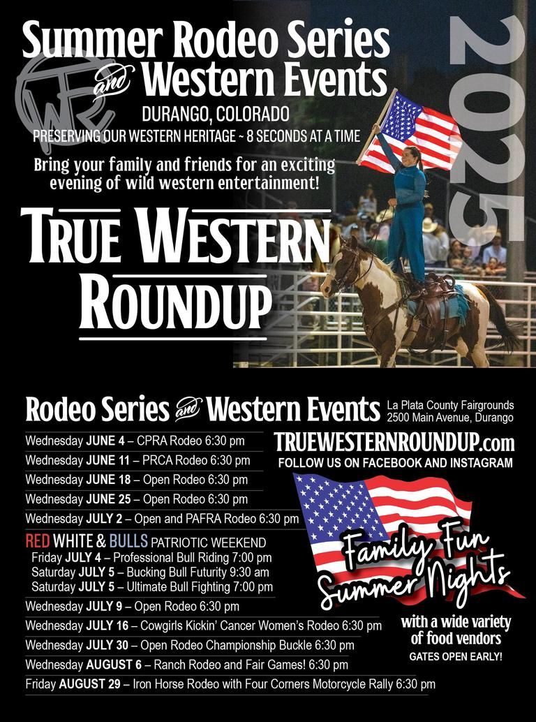 True Western Roundup Iron Horse Rodeo & Four Corners Motorcycle Rally