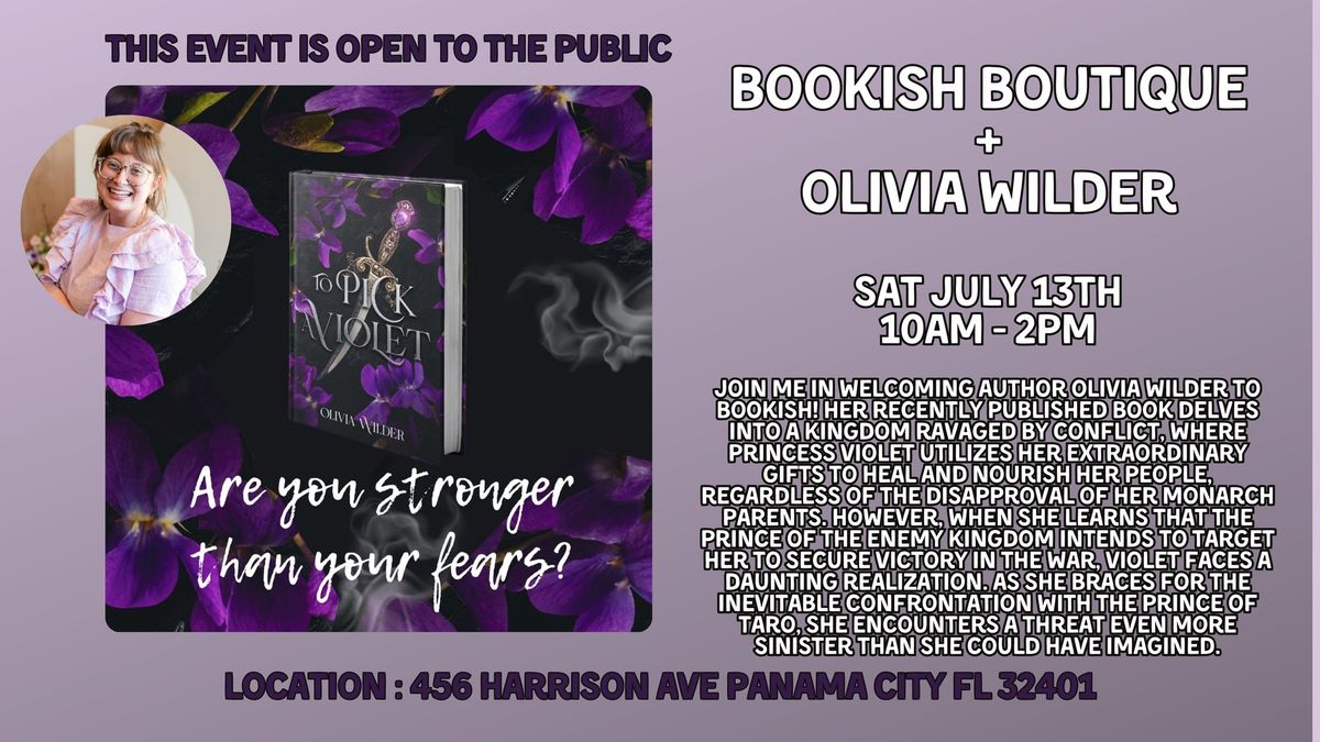 Book signing with Olivia Wilder!