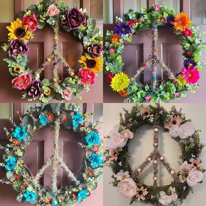 Peace Sign Wreath Workshop