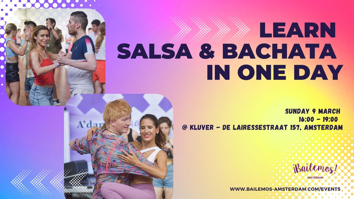 Learn Salsa & Bachata in one day (Beginners) 