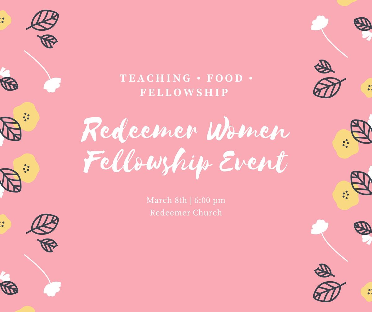 Redeemer Women Fellowship Event