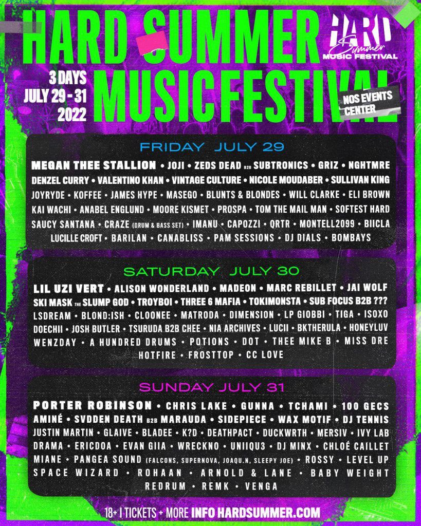 HARD Summer Music Festival - 2 Day Pass at Hollywood Park