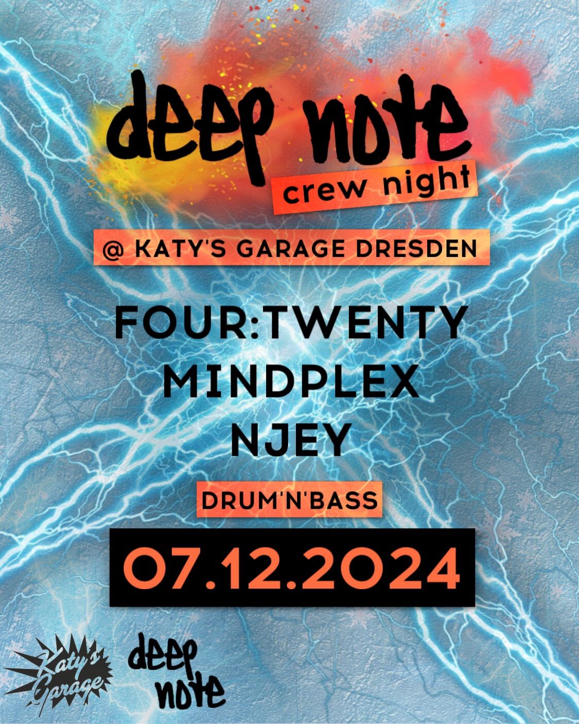 Deep Note | Crew Night @ Katy\u2019s Garage [2nd Floor]