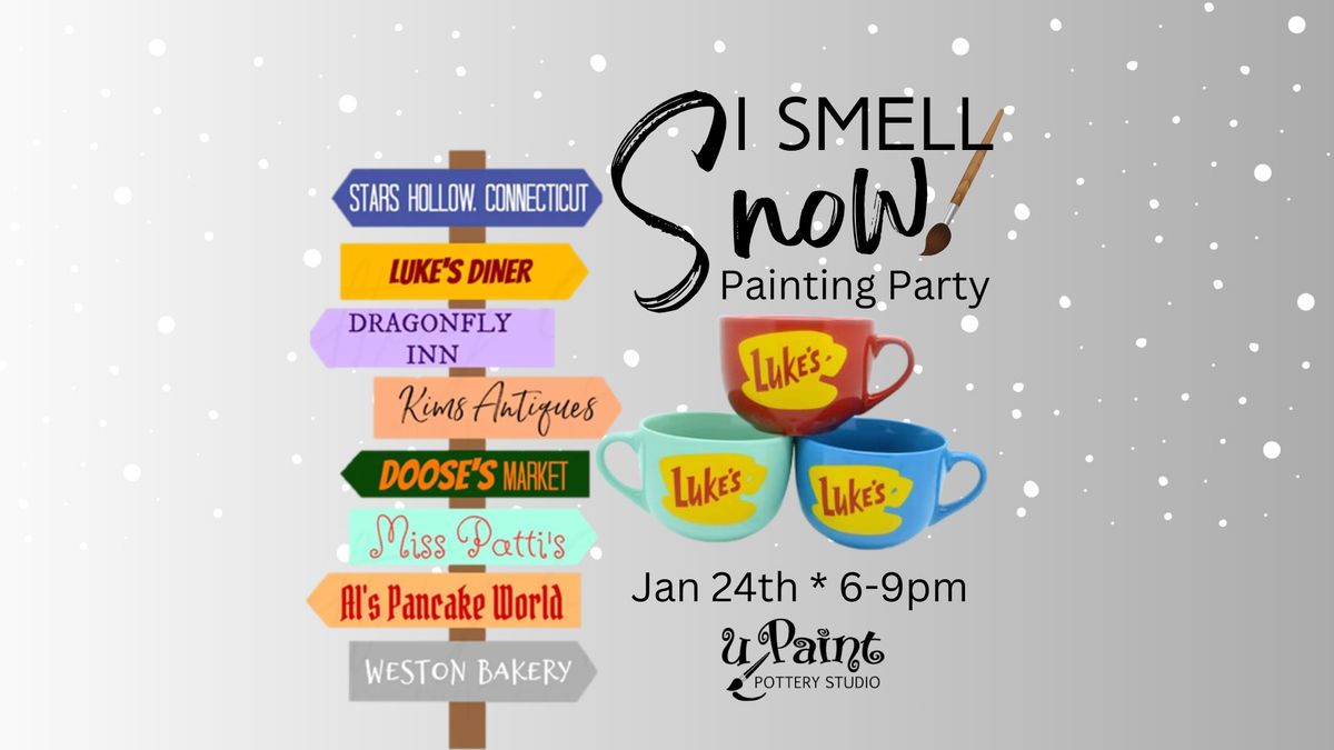 I Smell Snow Painting Party