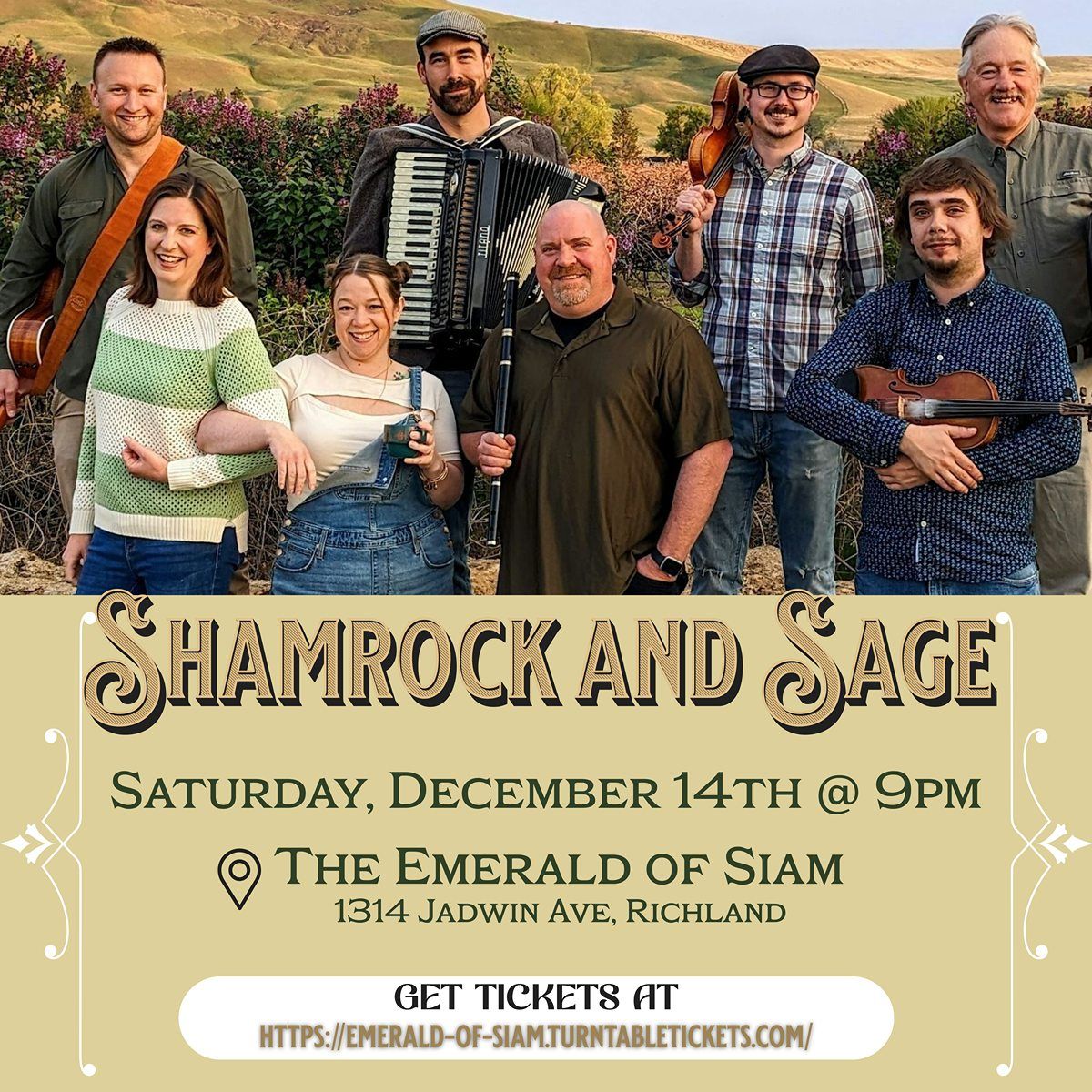 Shamrock and Sage Irish Band