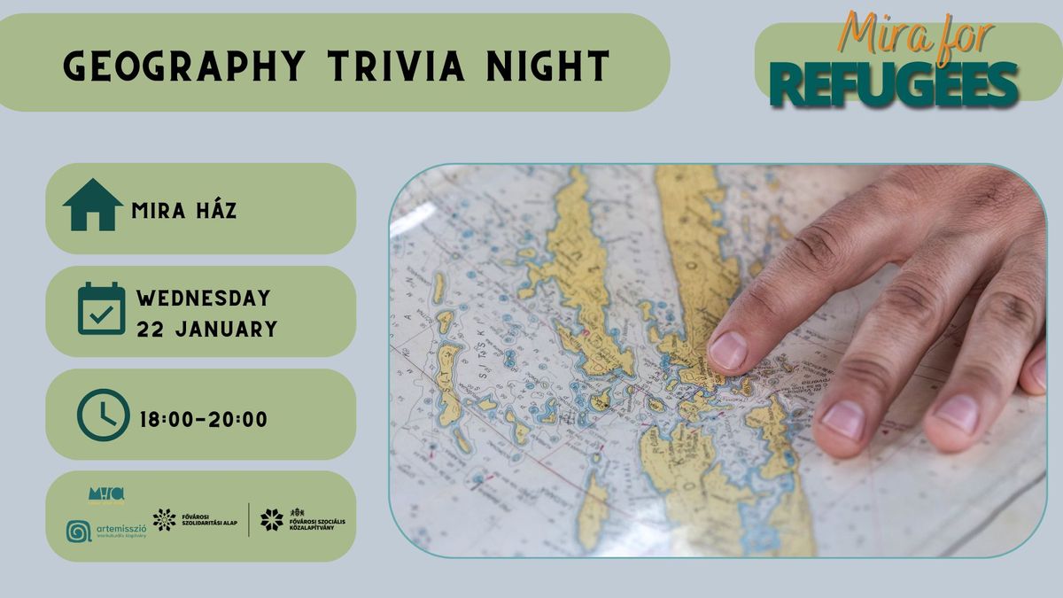 Explore the World: A Night of Geography Trivia!