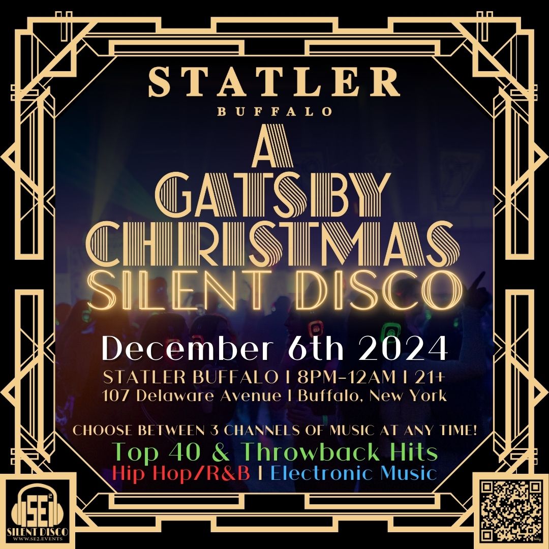 A Gatsby Christmas Silent Disco at The Statler! - 12\/6\/24