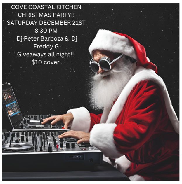 Cove Coastal Kitchen's Christmas party