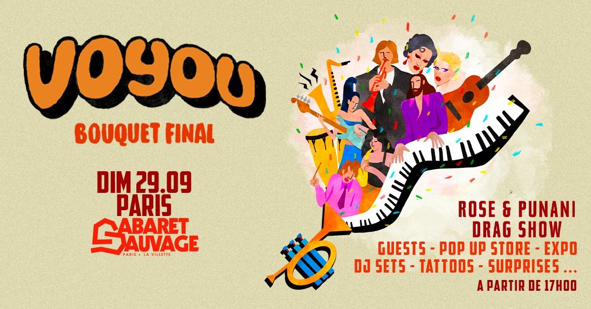 Voyou \u2022 Bouquet Final \u2022 Dimanche 29 Septembre 2024 \u2022 Cabaret Sauvage, Paris