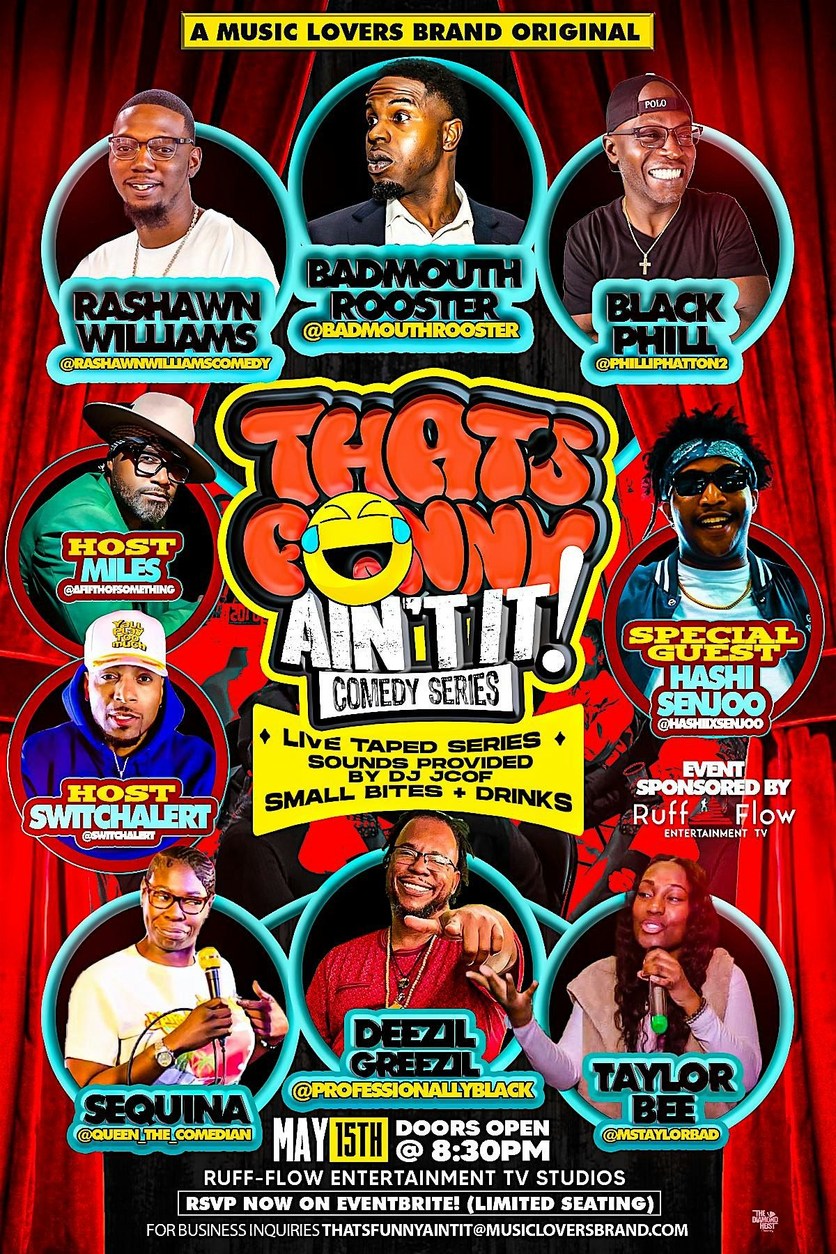 TFAI Comedy TV Series | LIVE TAPING! w\/ Special Guest Hashi Senjoo