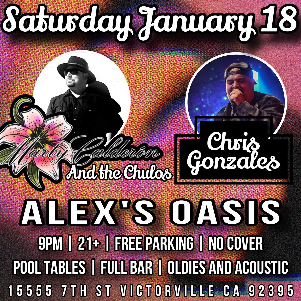 Vibes & Oldies Night at Alex\u2019s Oasis 