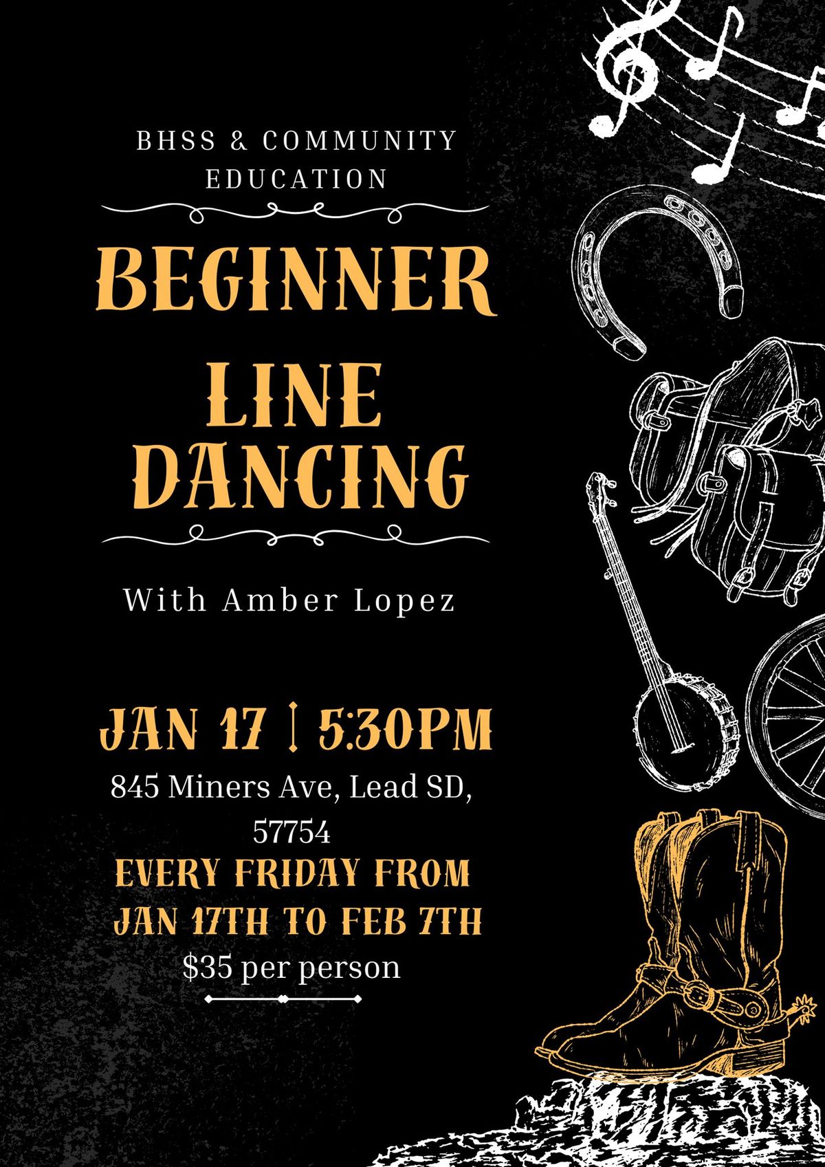 Beginner Line Dancing with Amber Lopez