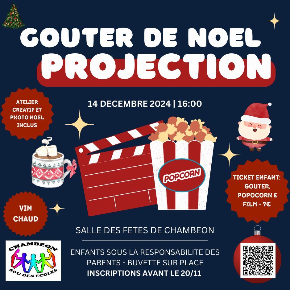 GOUTER DE NOEL + PROJECTION