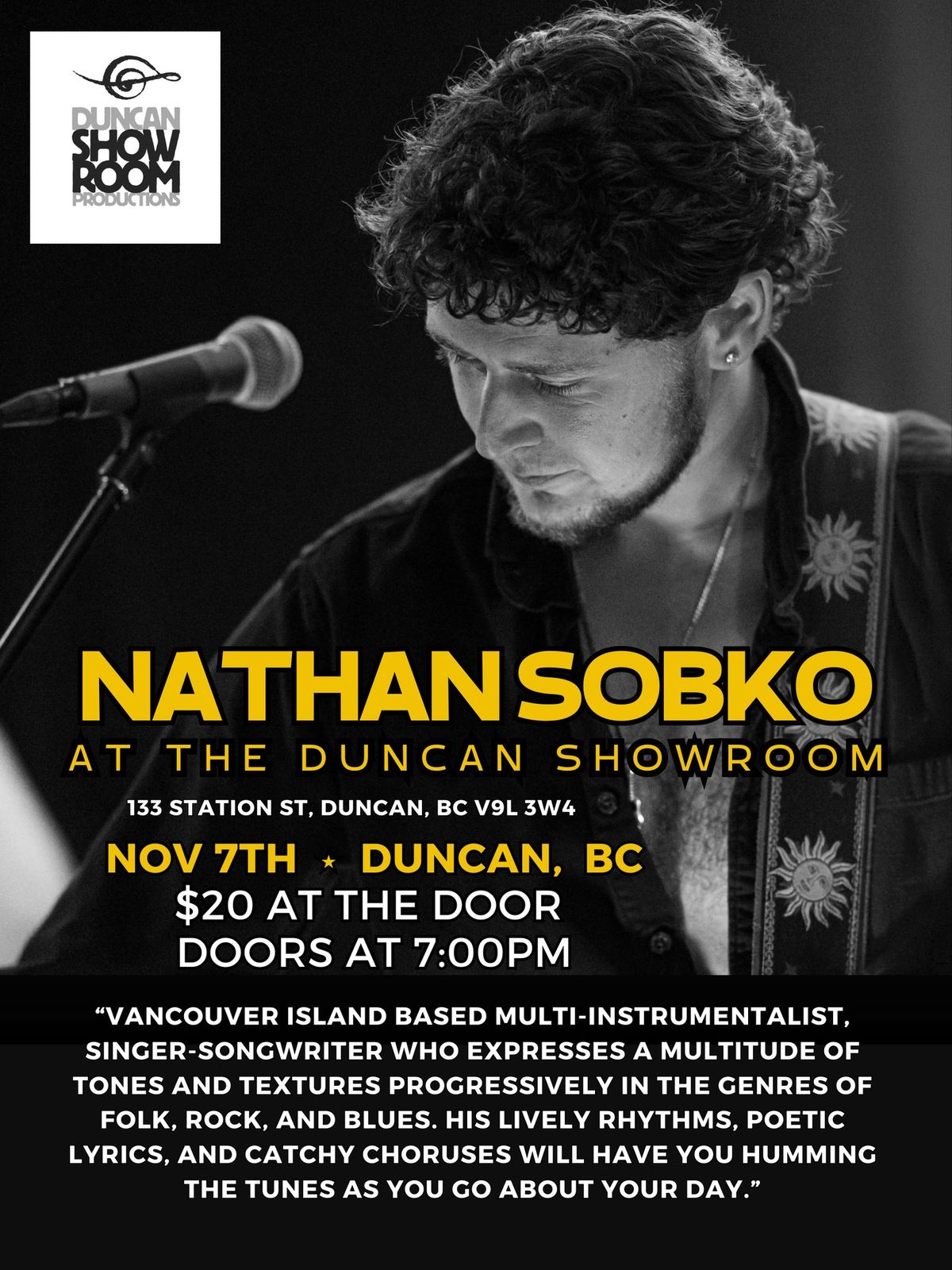 Nathan Sobko at The Duncan Showroom