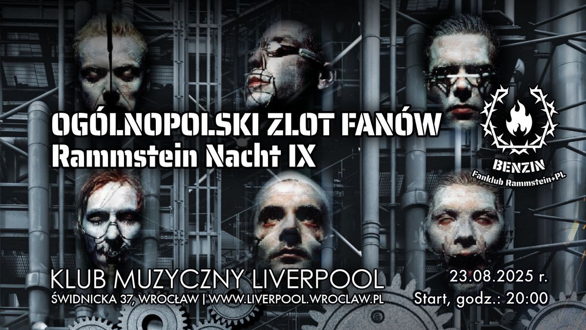 Rammstein Nacht IX - zlot fan\u00f3w \/ 23.08.2025 \/ Wroc\u0142aw