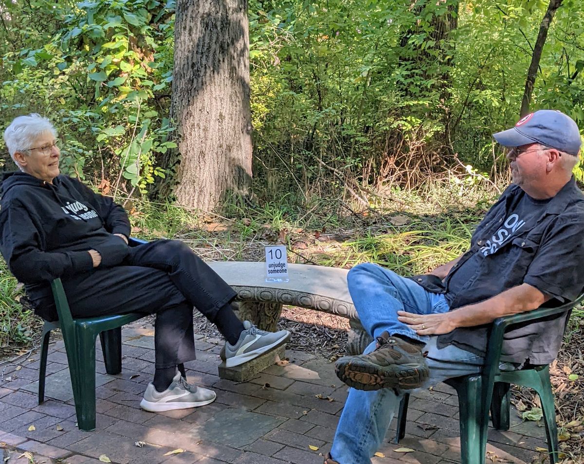 Human Library at the Oakhurst Gardens Minnetrista