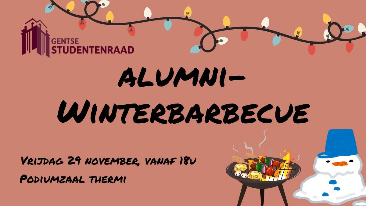 Alumni-evenement Gentse Studentenraad: Winterbarbecue